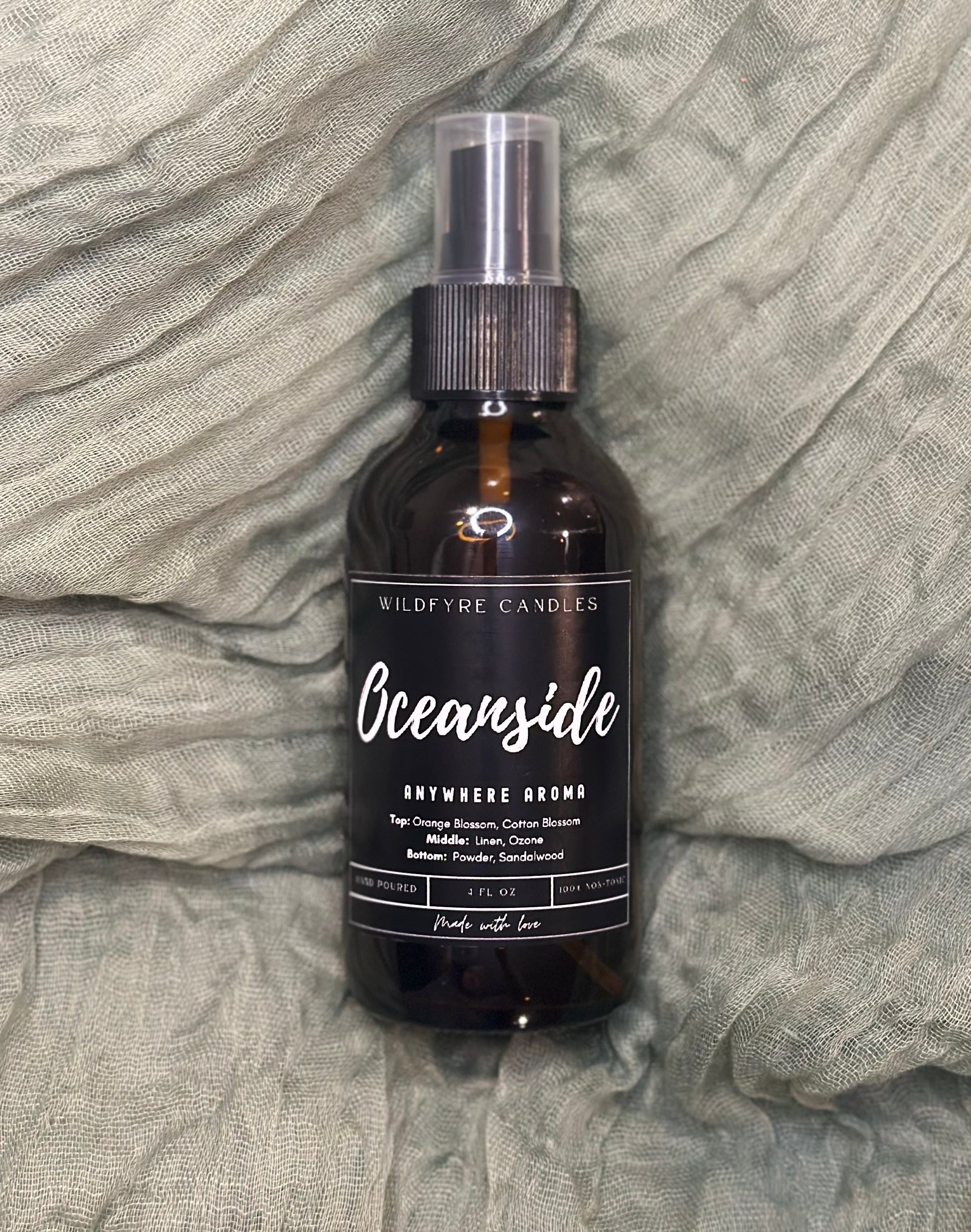 4 oz Bottle of Long-Lasting Room & Linen Spray in a Minimalist Design